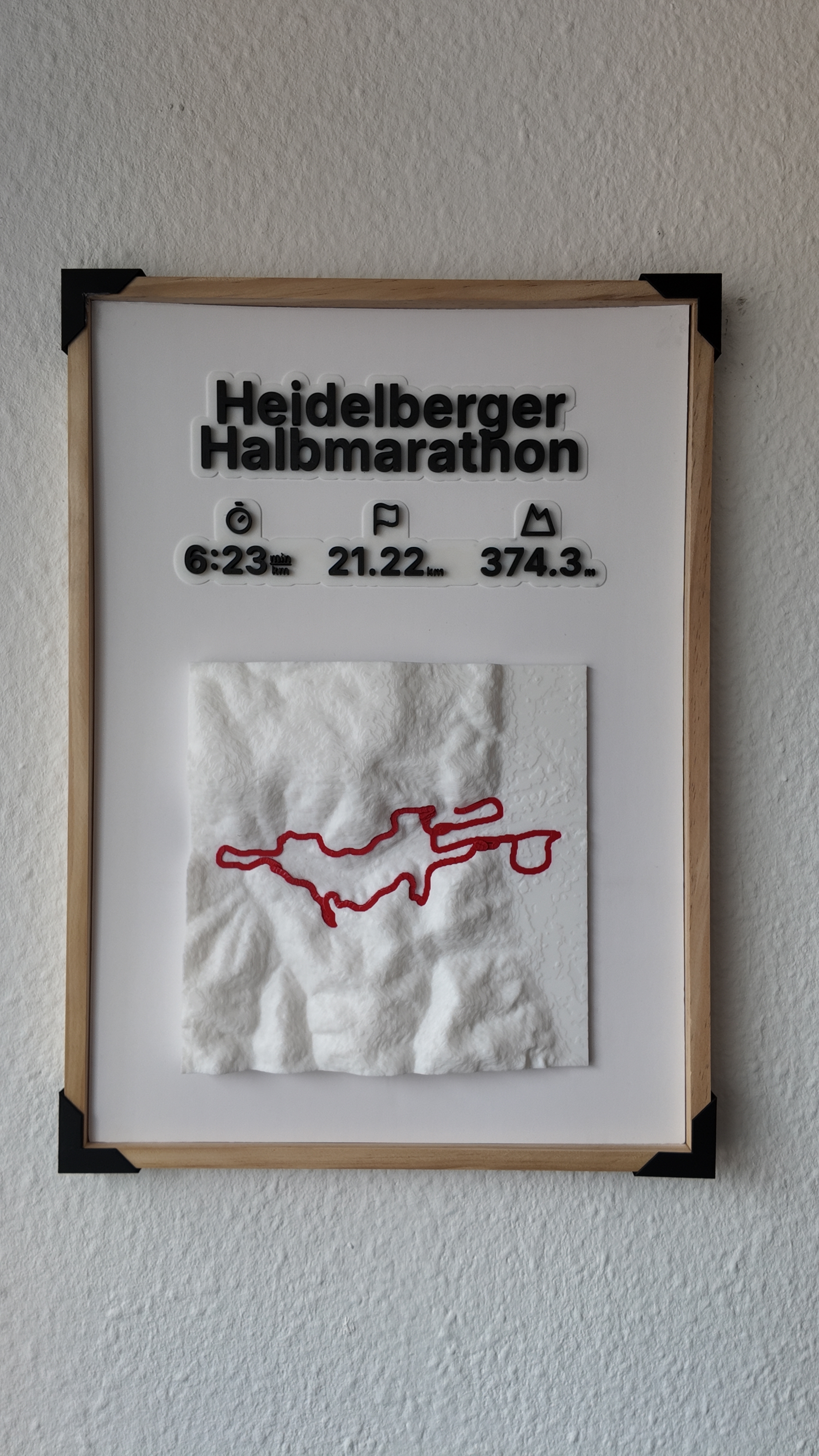 3D Relief in einer warmen Wohnumgebung